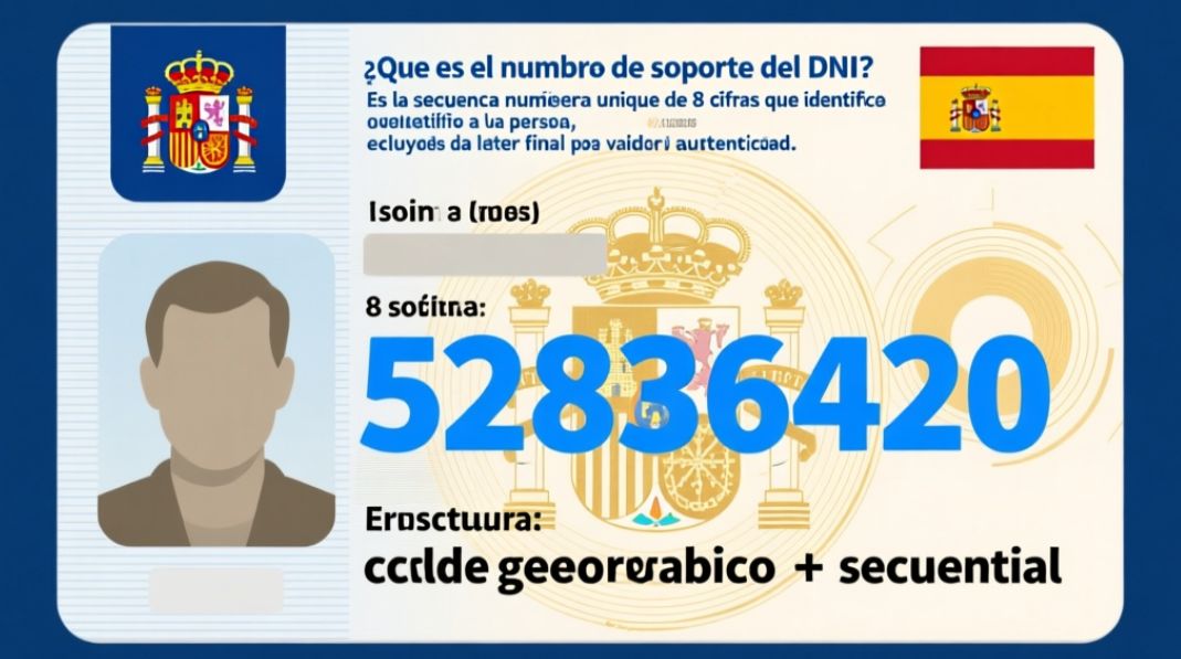 Qué Es El Número De Soporte Del DNI